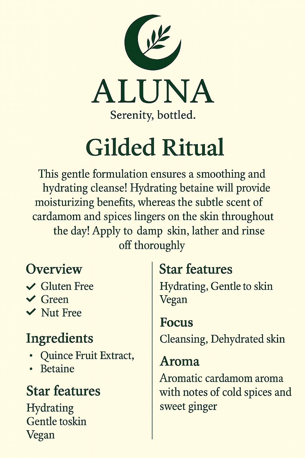 Gilded Ritual Body Wash