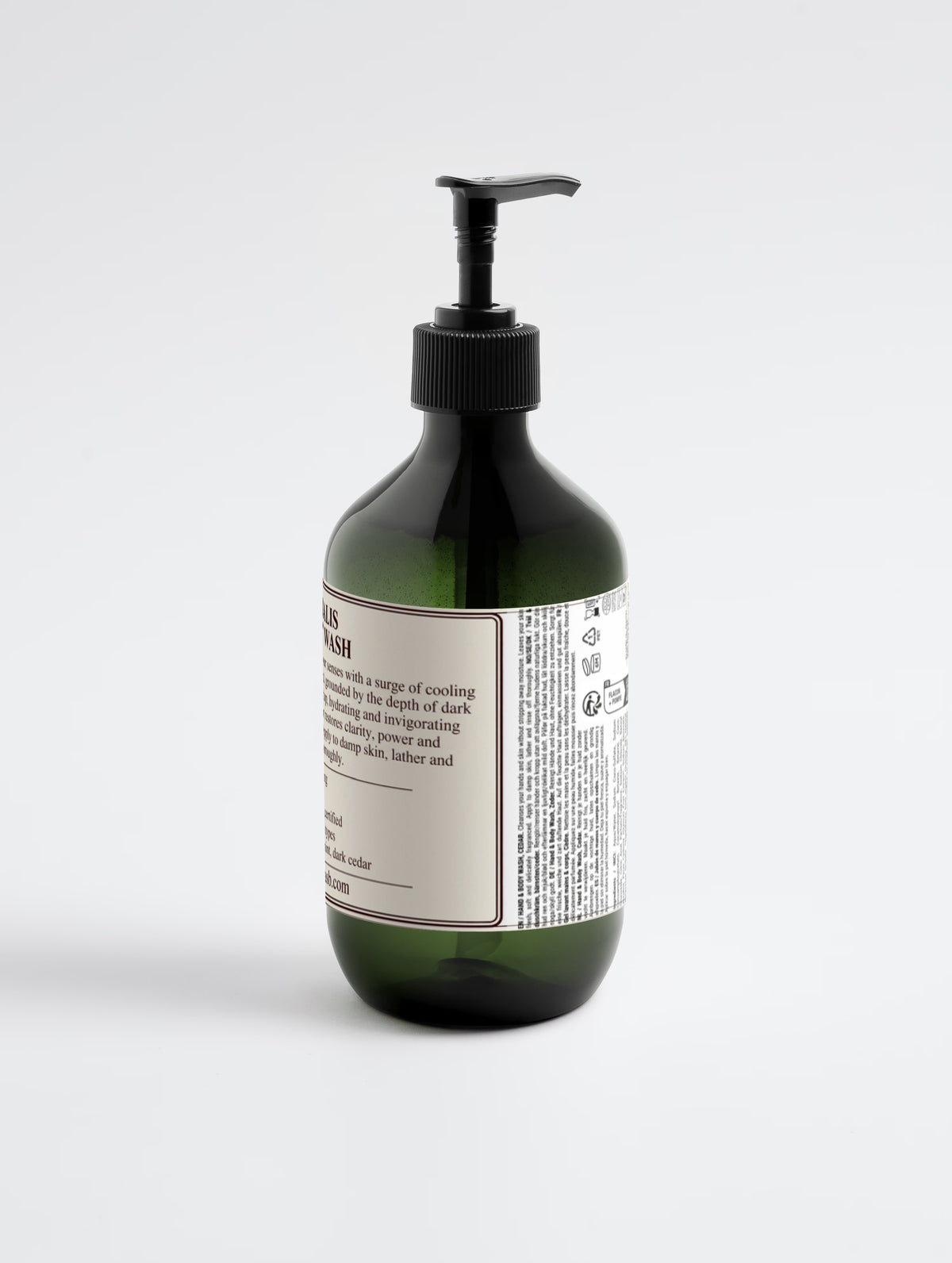 Hand & Body Wash, Peppermint & Dark Cedar